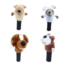 Capas para Cabeças de Tacos de Golfe com Estampa de Cachorro Fofo, Capas para Driver e Fairway, Acessórios de Golfe para