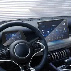 Película de Vidro Temperado para Carro BYD Atto 3 2022 2023, Protetor de Tela de Navegação Touchscreen da Central de Con
