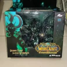 Warcraft Illidan DC5 Demon Form Illidan Demon Hunter Figura em Caixa