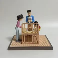 Retrato de Família de Crayon Shin-chan: O Nascimento de Shin-chan - Estátua de Cena em Estoque