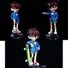Figura de Anime South Ghost Thief Kidd em Traje Formal, Figura de Anime South em Pé Chutando Bola de Futebol e Skate
