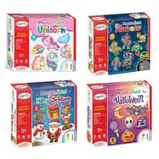 Ímãs de Geladeira de Gesso DIY, Conjunto de Brinquedos para Pintura de Ovos e Graffiti, Halloween, Natal, Graffiti 3D In
