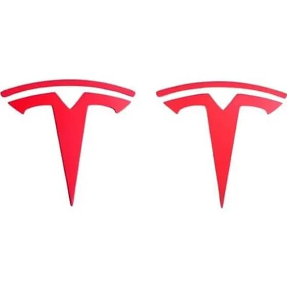 Emblema Do Modelo Y-Logotipo De Substituição Capô Dianteiro E Porta-Malas Traseiro Compatível Com Tesla Model Conjunto D