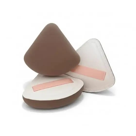 Beauty Blender Base De Maquiagem De Esponja Triangular De 3 Unidades , Pó , Corretivo , De Liquidificador De Beleza Ruby