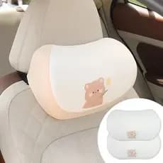 Almofada De Encosto De Cabeça Para Carro 2 Peças Automática Espuma Viscoelástica Assento De-Conforto E Estilo Em Movimen