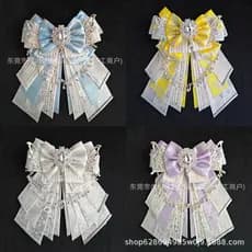 Gumei Anime Suporte para Laço DIY Feito à Mão Acessório de Decoração para Bolsa Ita 2D FUX6