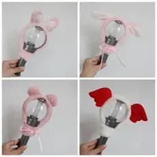Capa para lightstick ENHYPEN, acessório de pelúcia para lightstick, capa protetora para bastão luminoso de show BLZY