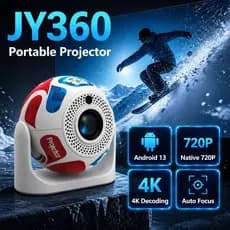 Novo Design de futebol projetor inteligente foco automático suporte de correção Trapezoidal automática 36 idioma chinês