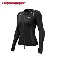 Camisa de ciclismo feminina ao ar livre motociclismo camisa armadura respirável camisa de ciclismo armadura fora de estr