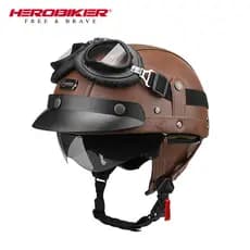 Capacete da motocicleta retro quatro estações Universal ciclismo capacete retro Harley capacete de segurança da motocicl