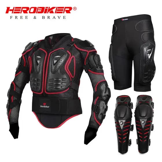 Armadura de motocicleta para ciclismo ao ar livre, equipamento de proteção para motocicleta, Off-Road, resistente a choq
