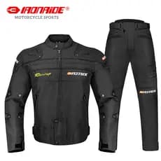 Camisa de ciclismo da motocicleta calças de ciclismo resistente ao choque à prova dwaterproof água quatro estações corri