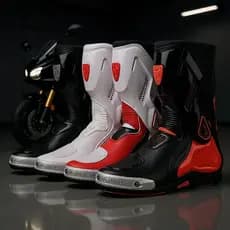 Nove fios lobo profissional motocicleta ciclismo botas de estrada pista corrida esportes sapatos de proteção sapatos da