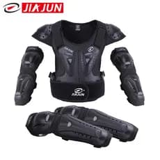 Terno protetor de casca dura ao ar livre adulto equipamento de motociclista respirável resistente a choques cotoveleiras