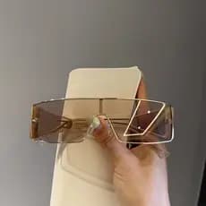 [Produtos em estoque, entrega no mesmo dia] 2026 Novo estilo de óculos de sol quadrados da moda, óculos de sol femininos