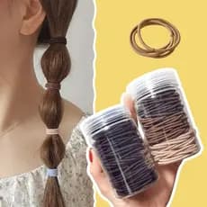 Doce cor básica negrito elástico corda de cabelo feminino influenciador Mori gravata cabelo alta elasticidade não machuc