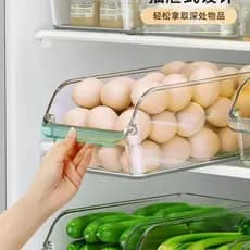 Caixa de armazenamento de geladeira doméstica de qualidade alimentar caixa de manutenção fresca cozinha dedicada vegetal