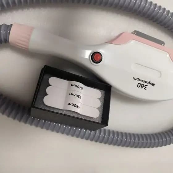 Qionghai City Wuqiao Trading Co., Ltd. Alça de inserção 360 para salão de beleza, remoção de pelos 360opt, fóton, rejuve