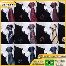 VITTAM Novo Estilo Xadrez Listra Flor Multicolor Conjunto de Gravata Masculina