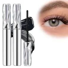 2PCS Máscara para Cílios em Tubo, Máscara à Prova d'Água para Cílios Longos e Curvados, Primer para Cílios, Primer Tubul