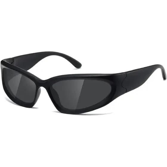 Óculos de Sol Polarizados Kimorn Y2K Wrap Around para Mulheres e Homens, Modelo Swift Oval, Estilo Esportivo, K1273 TMMS