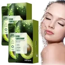 Máscara Facial de Abacate, Máscara Facial de Limpeza com Ácido Complexo de Abacate, Máscara de Bolhas de Abacate, Máscar