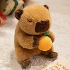 Desenho Animado Realista Capivara Panda Brinquedo De Pelúcia Fofo Ganancioso Boneca Macio E Reconfortante Plushie Para C