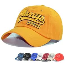 Carta Unissexo Bordado Bonés De Basebol Bordados Snap Back Algodão Moda Casual Chapéu Hip-hop
