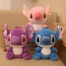 Boneco de Pelúcia Super Grande Lilo & Stitch Azul Interstelar, Brinquedo Fofo do Stitch, Presente de Aniversário