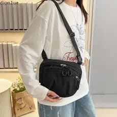 DION1UE Bolsa Crossbody Casual , De Moedas Ombro De Nylon , Pacote Esportivo Para Celular Estilo Coreano