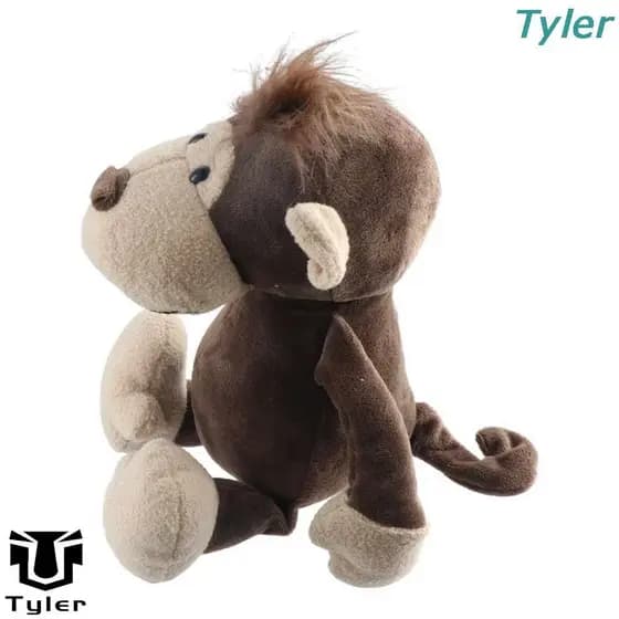 TYLER Boneca De Pelúcia Cão Animais Elefante Crianças Presentes Macaco 25CM Brinquedos