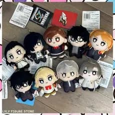 10CM Persona 5 P5 Brinquedo de Pelúcia 25º Aniversário Joker Shiomi Kotone Yuuki Makoto Cosplay Anime Pelúcia Pendente S