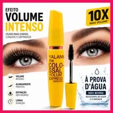 Máscara De Cílios Rímel À Prova D'água The Colossal Cor Super Volume Maquiagem