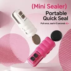 Mini Selador De Saco Recarregável Tipo C , Magnético De Alta Temperatura Com Cortador , Aparelho De Armazenamento De Coz