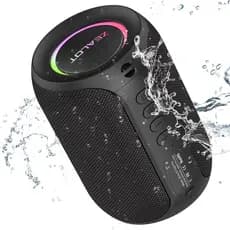 Caixa de som Bluetooth portátil ZEALOT com USB, caixa de som externa à prova d'água IPX6, caixa de som sem fio de 15W ad