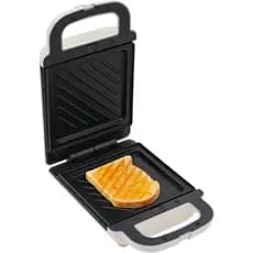 Sanduicheira elétrica de 600W, sanduicheira, panini maker, torradeira multifuncional pequena, com placas removíveis e lu