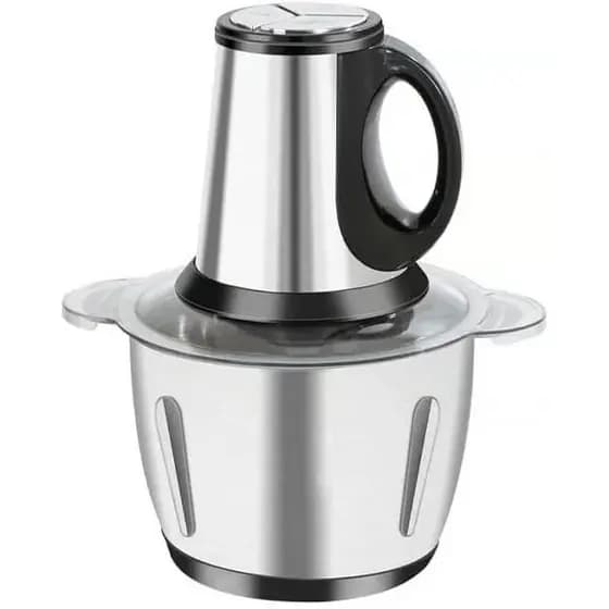 Moedor de carne multifuncional de grande capacidade Sakerplus, processador de alimentos elétrico de 250 watts, 3 velocid