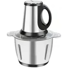 Moedor de carne multifuncional de grande capacidade Sakerplus, processador de alimentos elétrico de 250 watts, 3 velocid