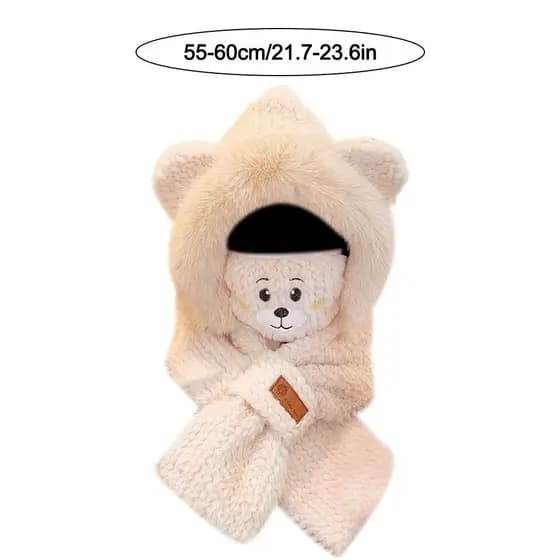 Chapéu Quente De Inverno YVEFAT , Gorro Engrossado Com Orelha De Urso , De Proteção De Ouvido À Prova De Frio De Pelúcia