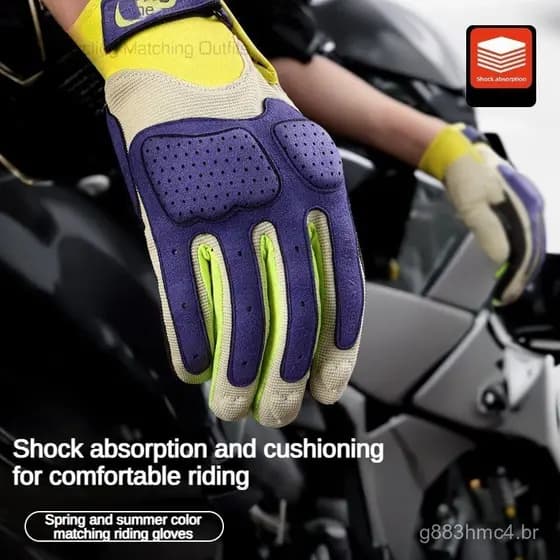 Luvas de Motocicleta Luvas de Ciclismo Luvas para Ciclismo ao Ar Livre Espessas Resistentes a Arranhões PSSM