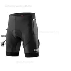 Camisa de Ciclismo Profissional, Absorvente de Umidade, Anti-Suor, Ajustada, com Almofada de Silicone para Amortecimento
