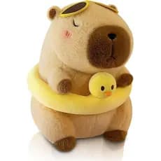 Travesseiro De Pelúcia De Capivara Fofo De 10 Polegadas 25 Cm Boneca Macia Kawaii Confortável Abraçando Presente De Feri