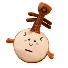 Super Macio Toque Criativo Instrumento Musical Chinês Hulusi Suona Erhu Brinquedo De Pelúcia Boneca Crianças Conforto Co