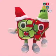 YVEFAT Festive 67 Artful Plushie , Soft Brainrot 67 Plush Boneca De Pelúcia , Fofa