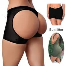 Shorts Modeladores Plus Size com Almofadas para Levantar o Bumbum RPQM