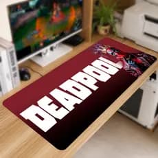 Mouse Pad Personalizado Gamer Grande Desk Pad RGB Anime Heróis Artes Exclusivas 80x30cm Base Antiderrapante Premium