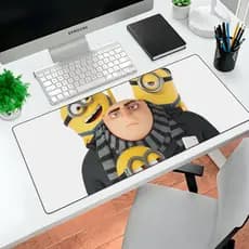 Mousepad Meu Malvado Favorito Minions 80x30 Deskpad Gamer