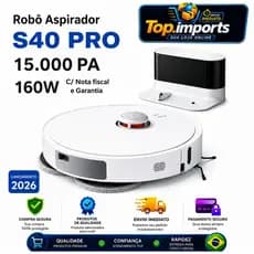 Robô aspirador S40 Pro Aspira e passa Pano Bivolt Original 2026