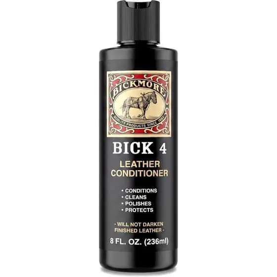 Bickmore Bick 4 Condicionador de Couro 8 oz - Limpador e Condicionador - Restaura, Dá Brilho e Protege Todos os Couros c