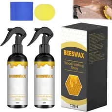 VOYOCUGE 2PCS Spray e Restaurador de Cera de Abelha Natural, Spray de Cera de Abelha Natural para Madeira, para Sala de